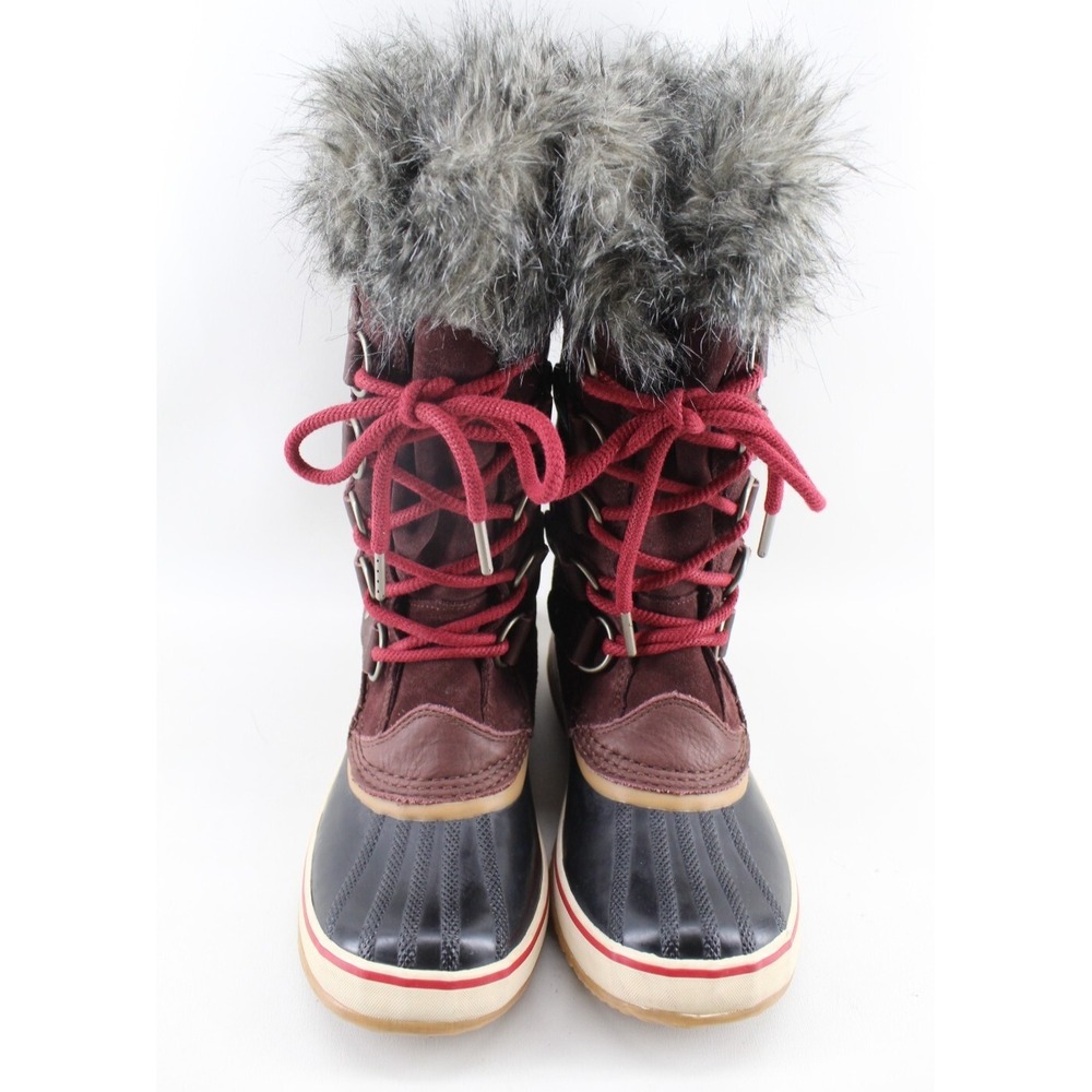 Sorel Joan of Arctic Redwood Leather Waterproof Boots Women's SZ 7 US NL2429-628 - Picture 3 of 8